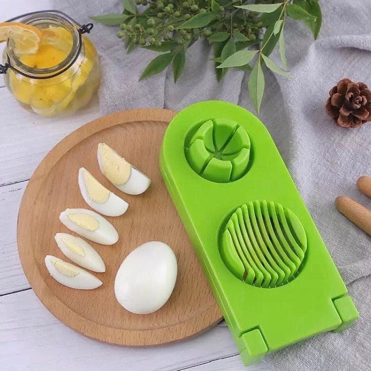 2 in 1 Multifunctional Egg Slicer, Egg Wedger, Egg Cutter 2 in 1 Multifunctional Egg Slicer, Egg Wedger, Egg Cutter